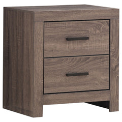 Geary Oak 4-piece Slatted Headboard Panel Bedroom Set