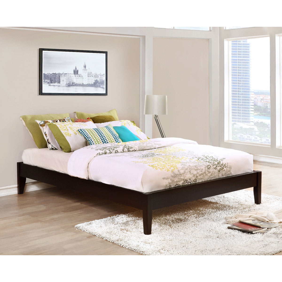 Redmond Cappuccino Eastern King Platform Bed