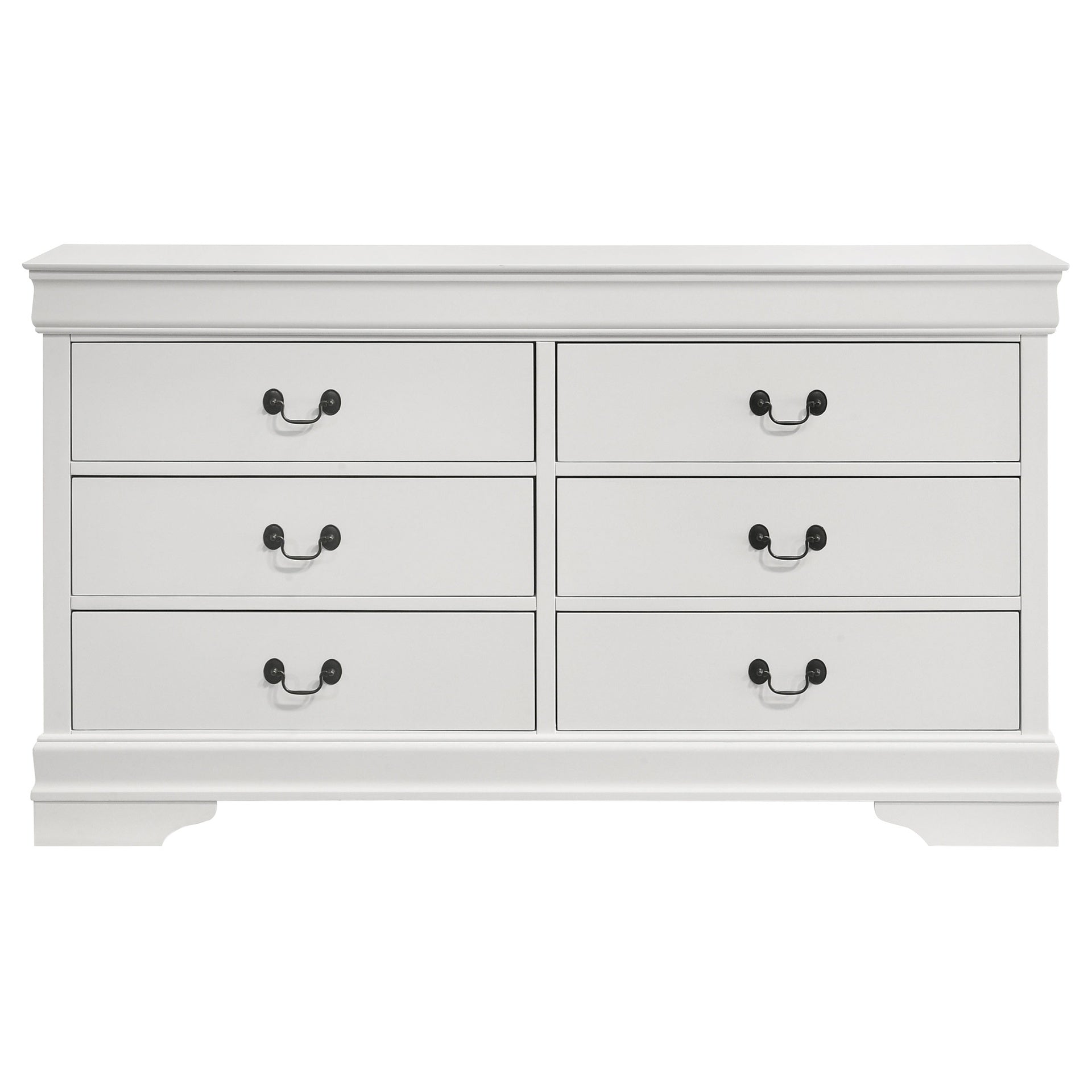 Frances White 6-drawer Dresser