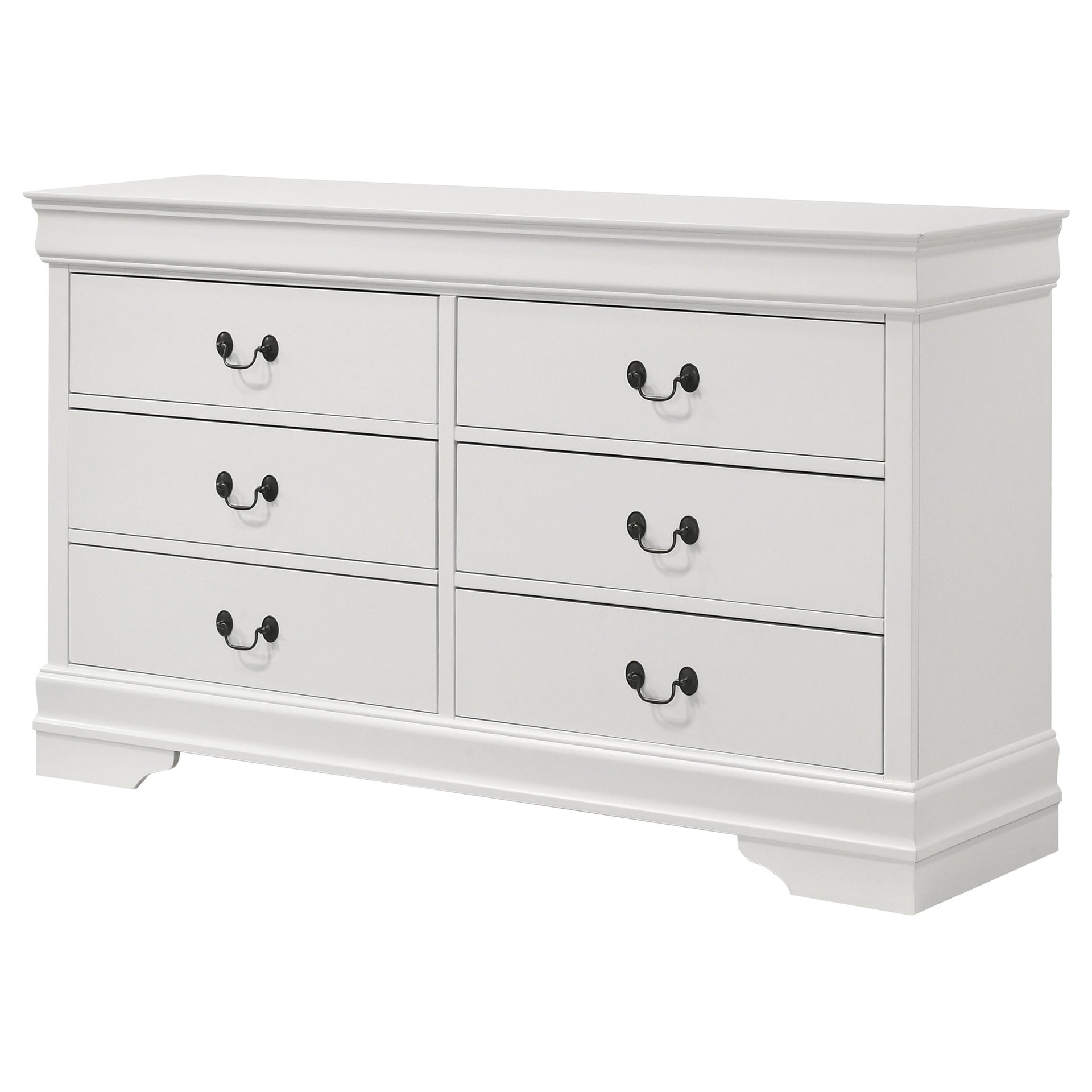 Frances White 6-drawer Dresser