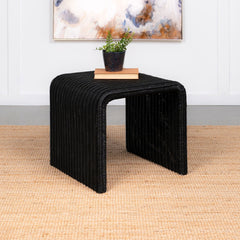 Gage Black Square End Table