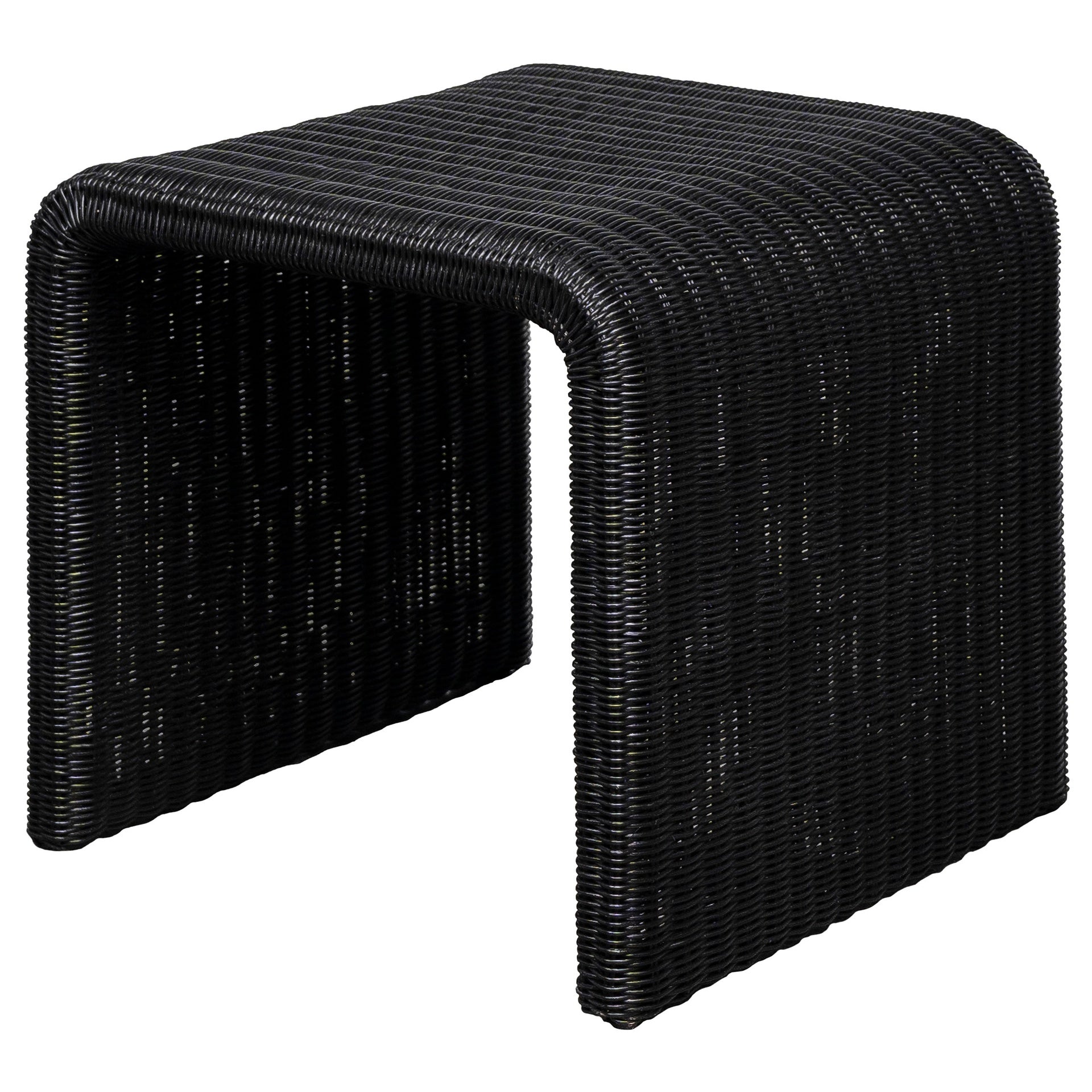 Gage Black Square End Table