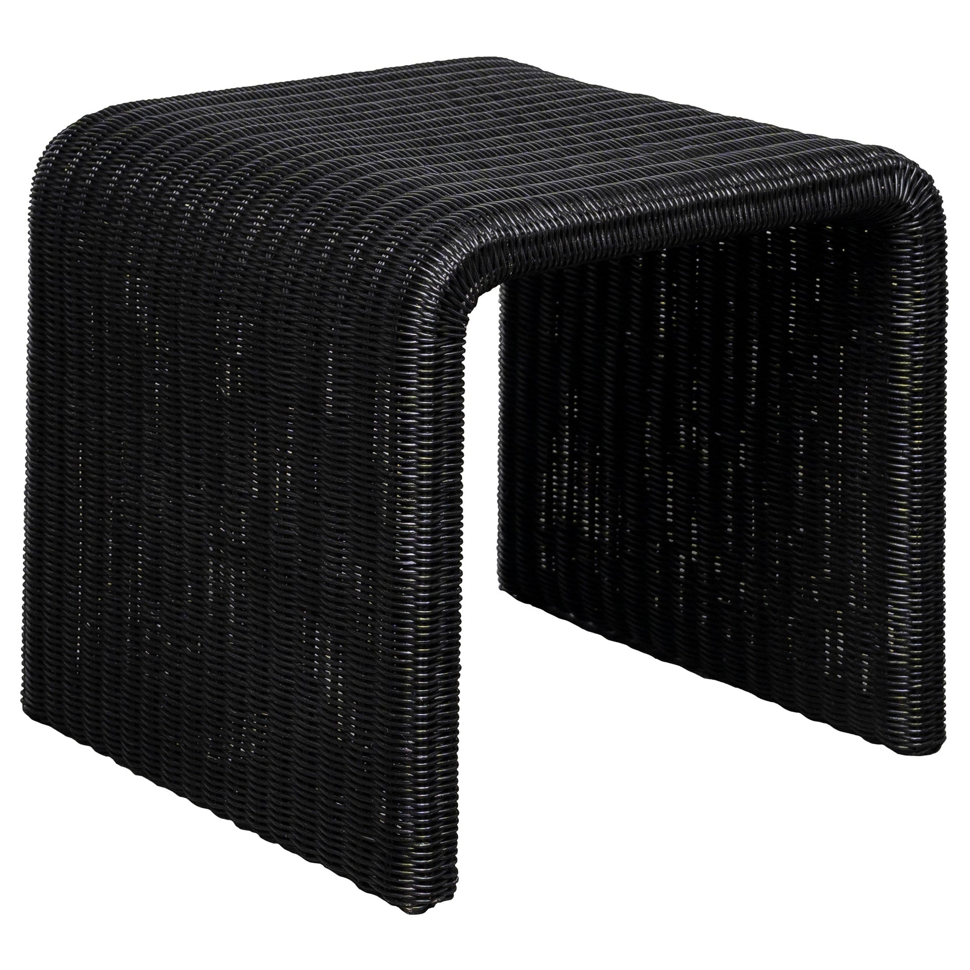 Gage Black Square End Table