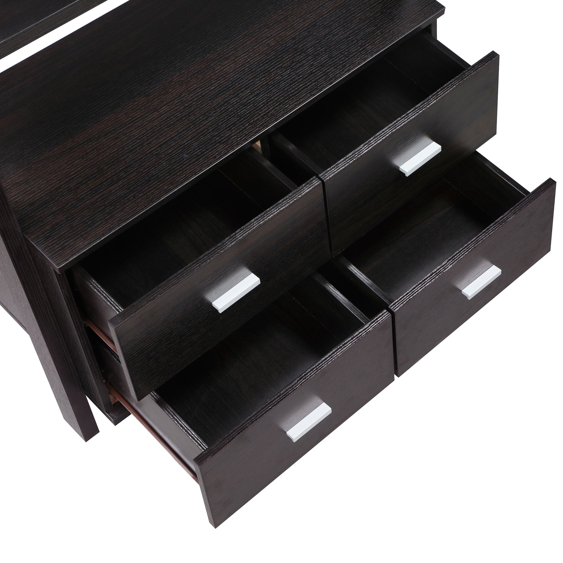 Shasta Cappuccino 5-Shelf Storage Ladder Bookshelf