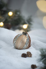 D3" Christmas Ball Ornaments, Glass Decorative Hanging Ball Christmas Tree Ornaments for Holiday Party Decorations, Set of 12