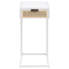 Kenneth White 1-drawer Radio Weave Side Table