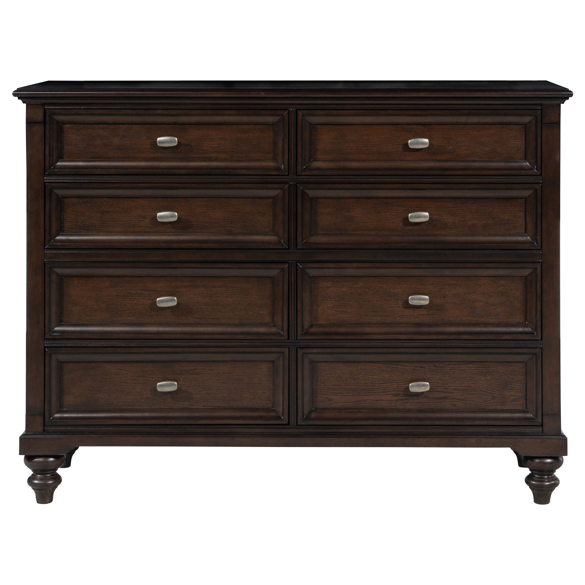 Berwick Dark Oak 8-drawer Dresser Cabinet