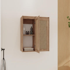 24" Bathroom Side Cabinet,Soft Close Doors,Float Mounting Design,(KD-Packing)
