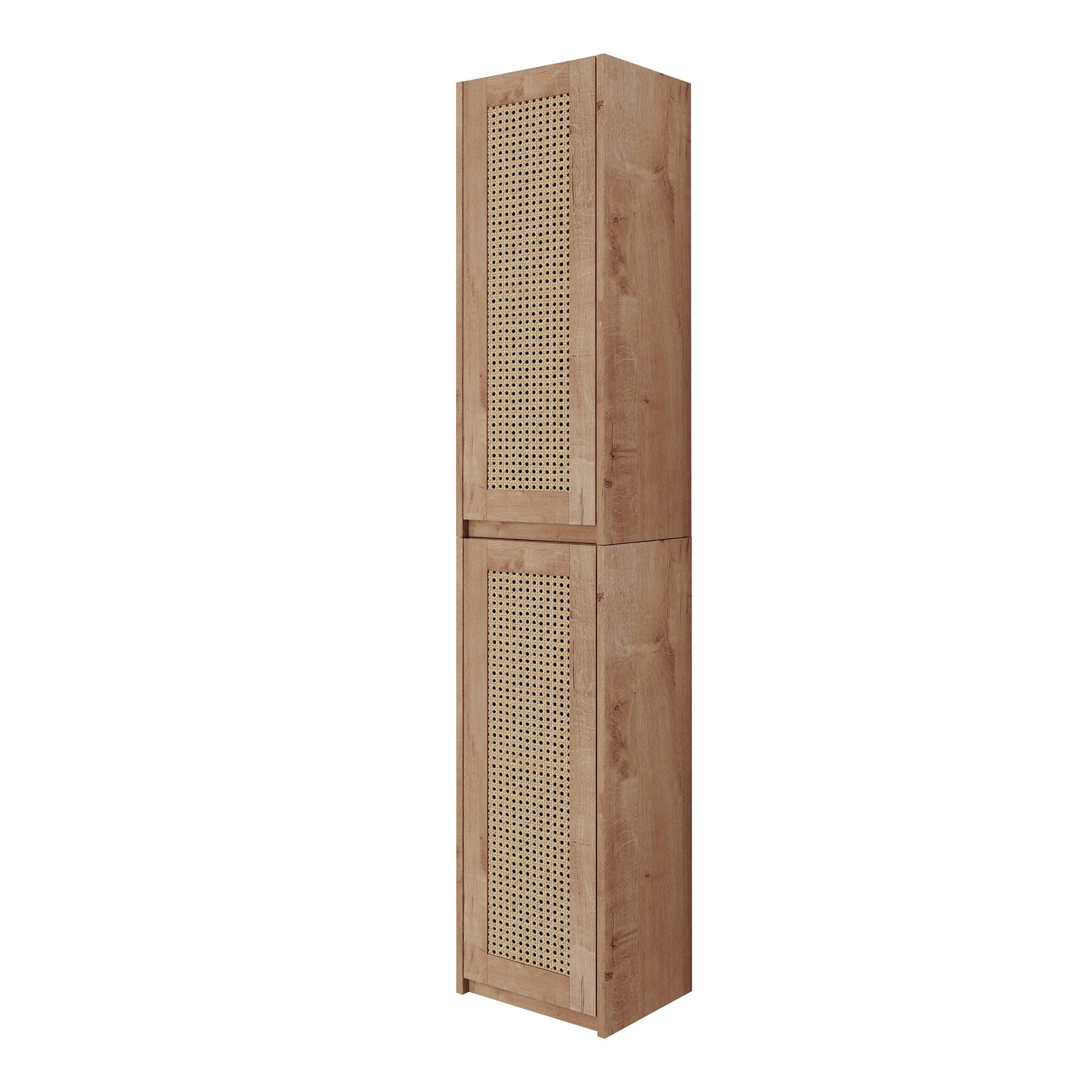 24" Bathroom Side Cabinet,Soft Close Doors,Float Mounting Design,(KD-Packing)