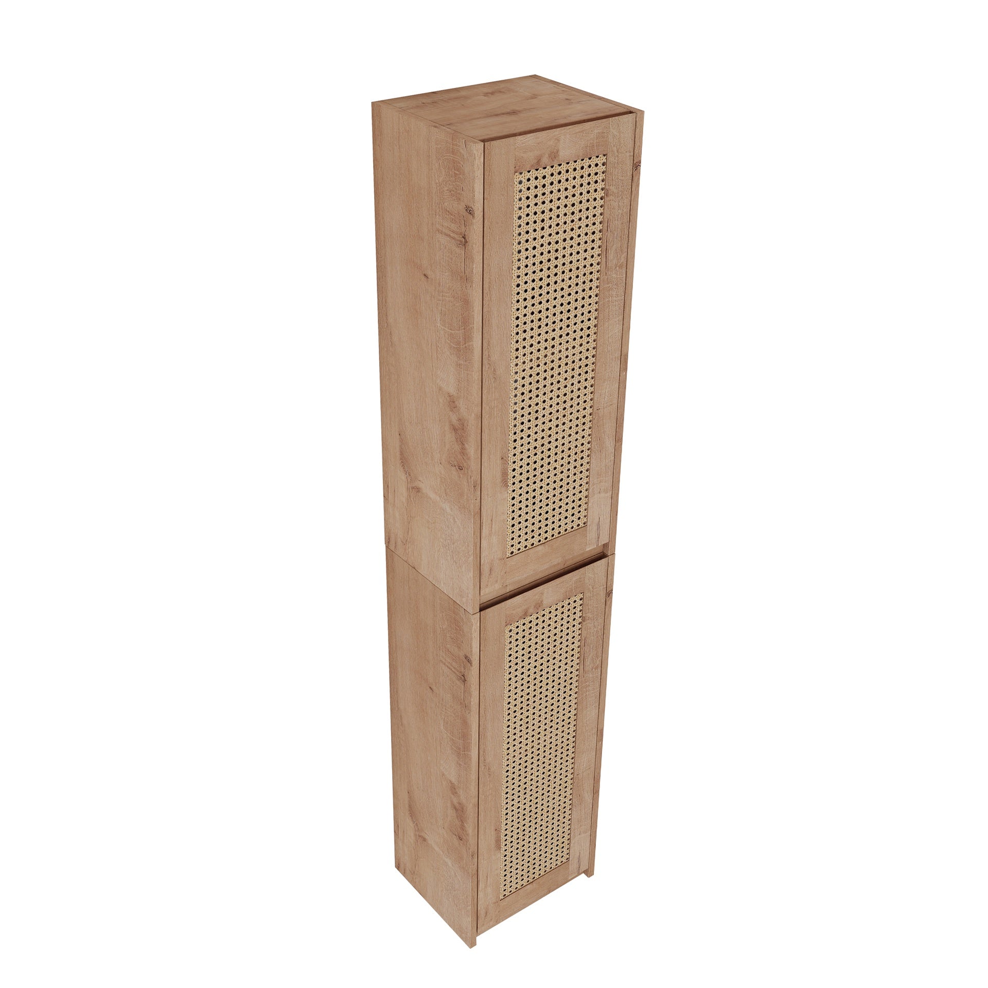 24" Bathroom Side Cabinet,Soft Close Doors,Float Mounting Design,(KD-Packing)