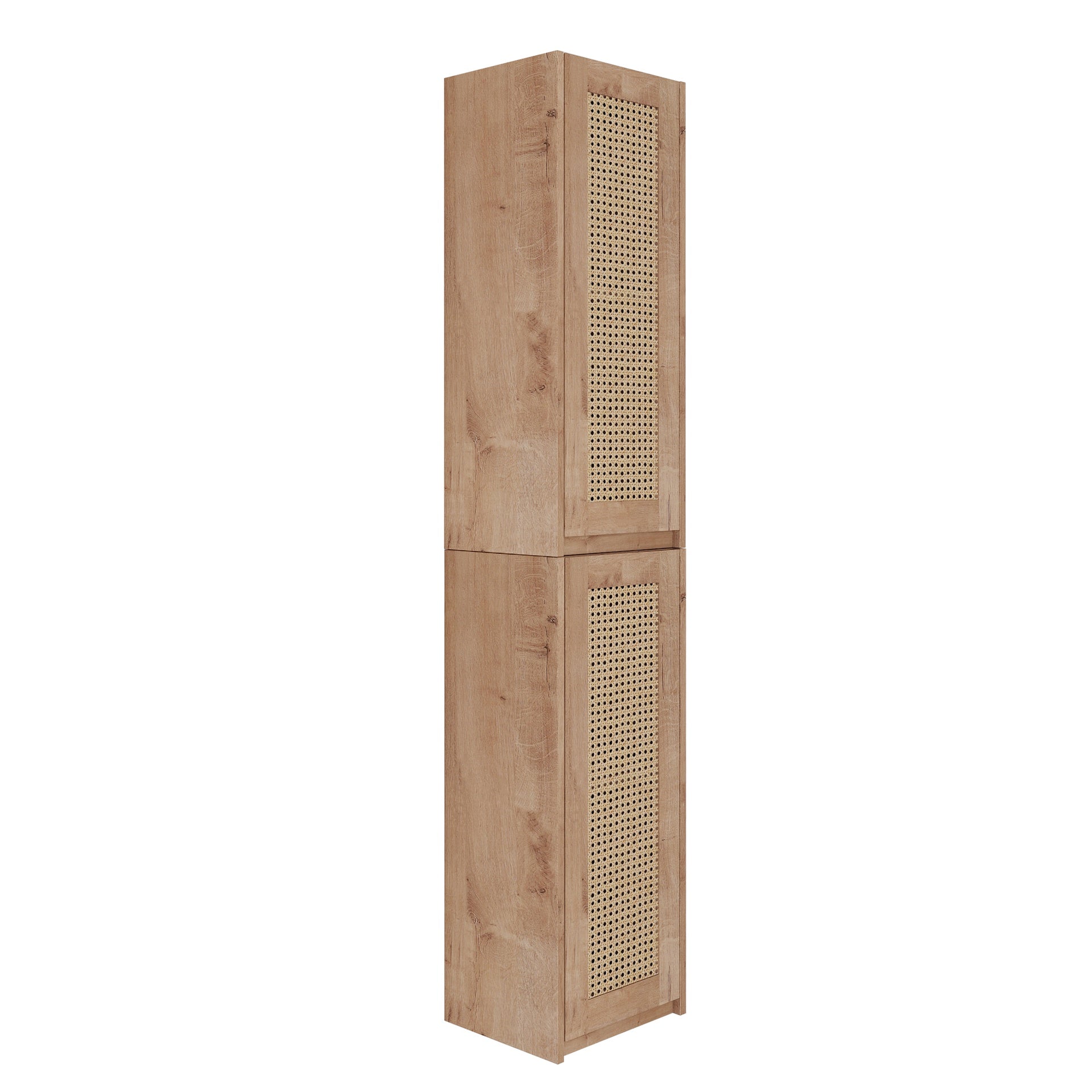 24" Bathroom Side Cabinet,Soft Close Doors,Float Mounting Design,(KD-Packing)
