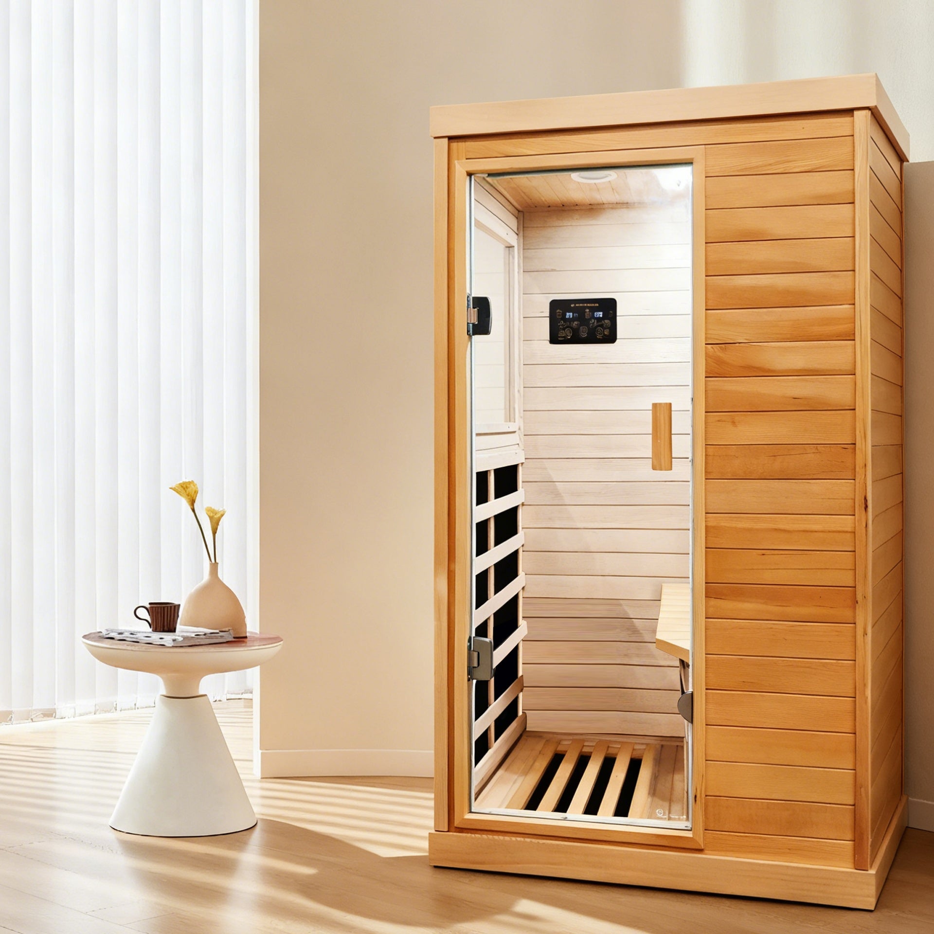 infrared sauna room single room