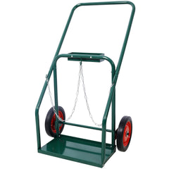 440lbs capacity Cylinder Cart,WELDING CYLINDER HAND TRUCK,Large Dual Oxygen Tank Cart Dolly With 10-Inch Solid Rubber Wheels
