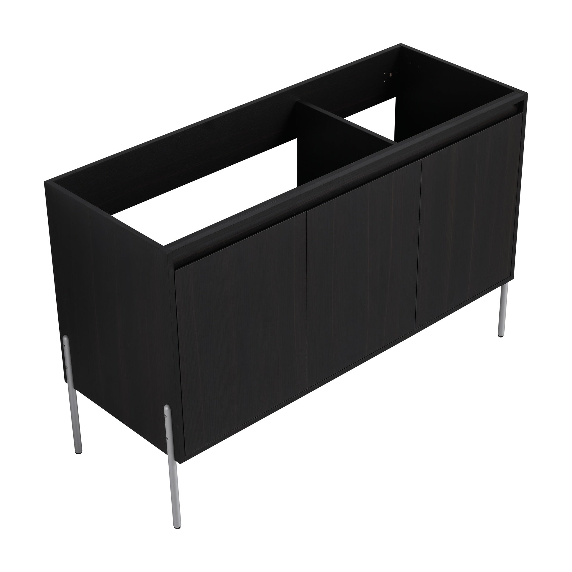 48" Freestanding Bathroom Vanity, Storage Cabinet with Soft Closed Doors (KD-Package)-Excluding Sink