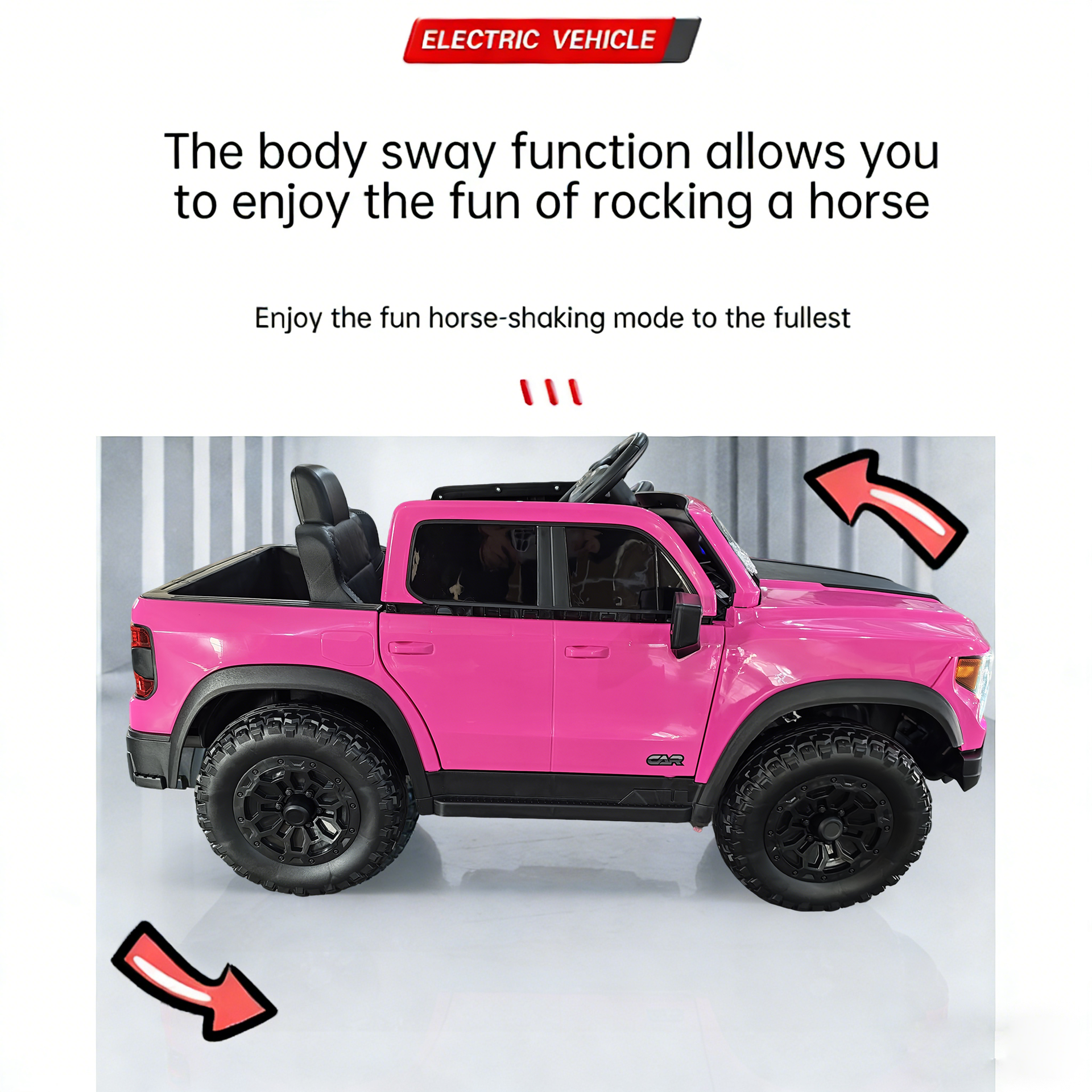 12V Kids Ride-On Car with Remote Control, 4-Wheel Shock Absorption, Multifunctional Music Player - Perfect Gift for Toddlers (3-6 Years Old)