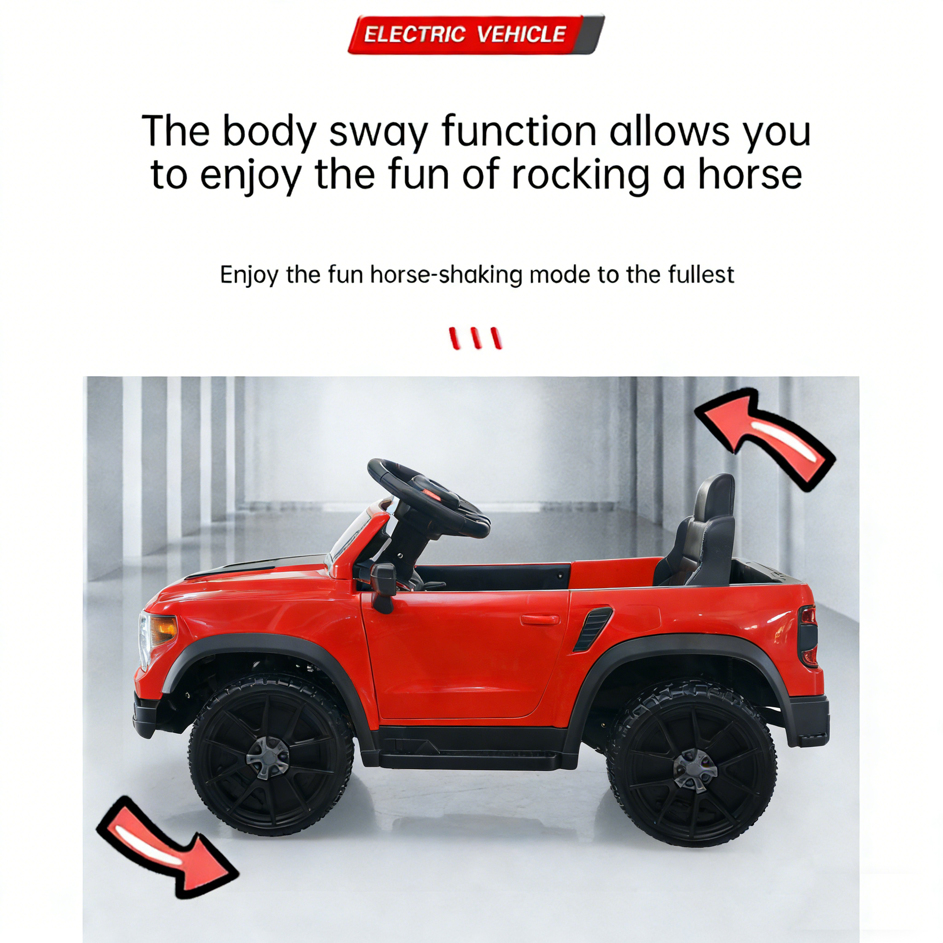 12V Kids Ride-On Car with Remote Control, 4-Wheel Shock Absorption, Multifunctional Music Player - Perfect Gift for Toddlers (3-6 Years Old)