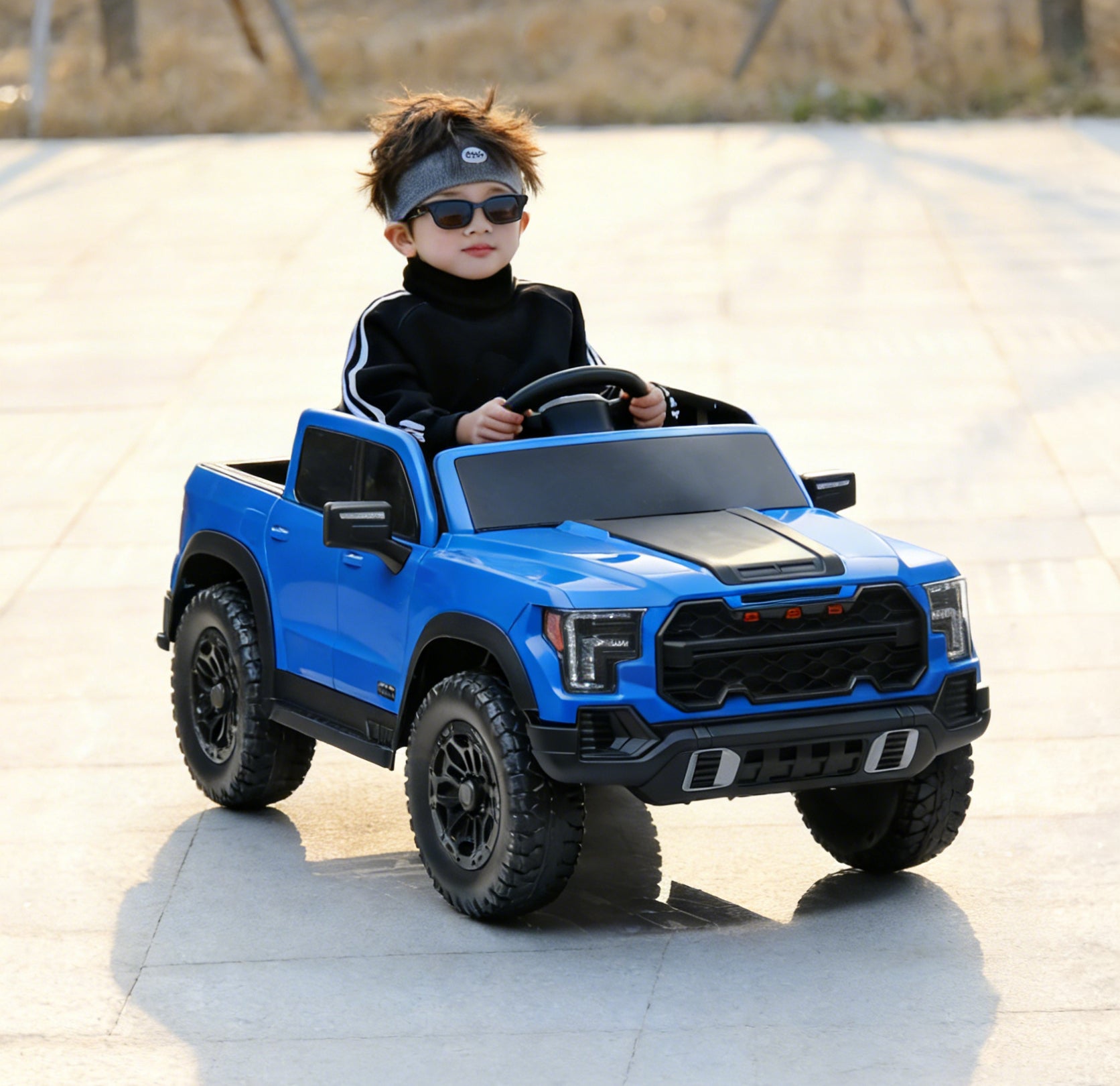 12V Kids Ride-On Car with Remote Control, 4-Wheel Shock Absorption, Multifunctional Music Player - Perfect Gift for Toddlers (3-6 Years Old)
