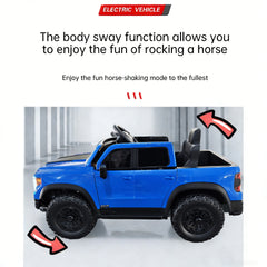 12V Kids Ride-On Car with Remote Control, 4-Wheel Shock Absorption, Multifunctional Music Player - Perfect Gift for Toddlers (3-6 Years Old)