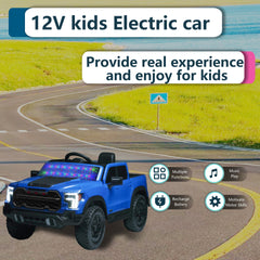 12V Kids Ride-On Car with Remote Control, 4-Wheel Shock Absorption, Multifunctional Music Player - Perfect Gift for Toddlers (3-6 Years Old)