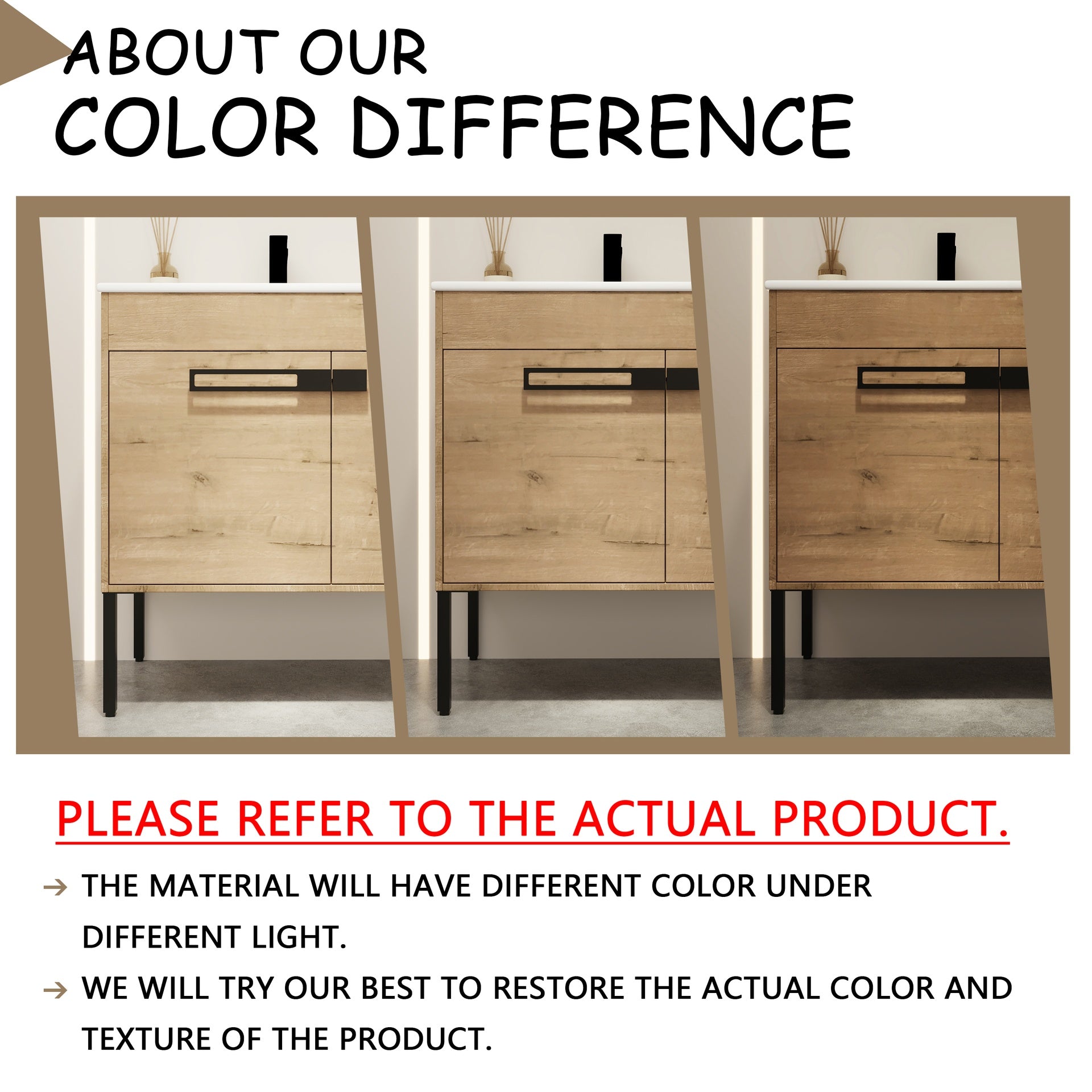 30 Inch Freestanding Bathroom Vanity or Floating is Optional Conversion.30*18-00330IMO-1(KD-Packing) - Only Includes Vanity, Excluding Sink