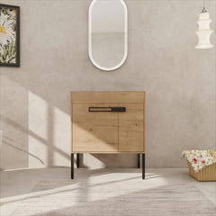 30 Inch Freestanding Bathroom Vanity or Floating is Optional Conversion.30*18-00330IMO-1(KD-Packing) - Only Includes Vanity, Excluding Sink