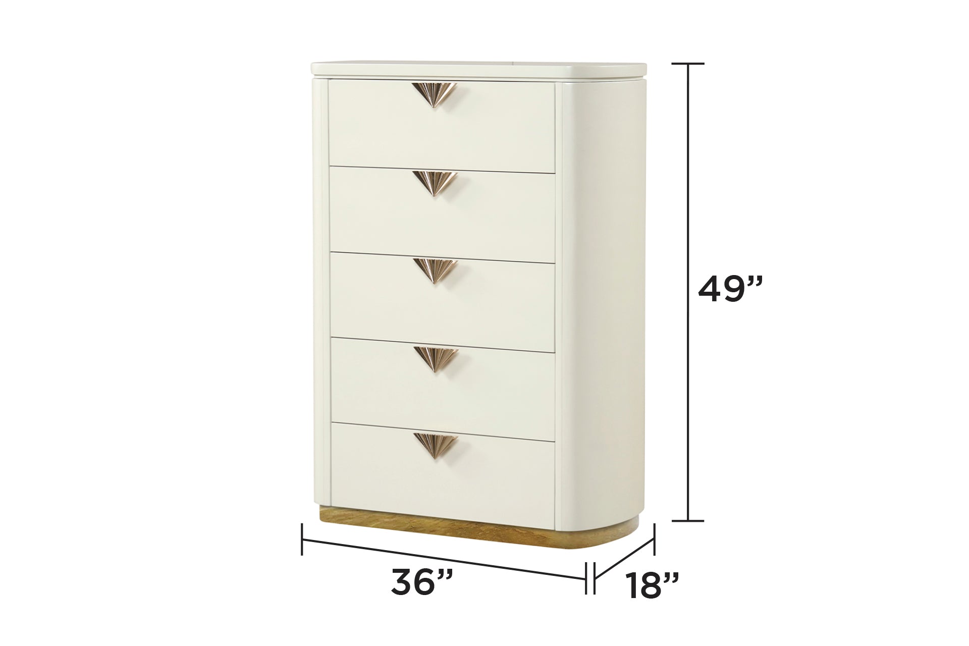 La Pierre Modern Style 5 Pc King Upholstered Bedroom Set Made with Wood and Gold Accents in Beige(NJ INVENTORY)