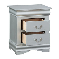 Platinum 2-drawer Nightstand