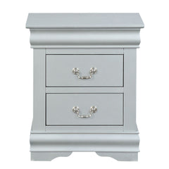 Platinum 2-drawer Nightstand