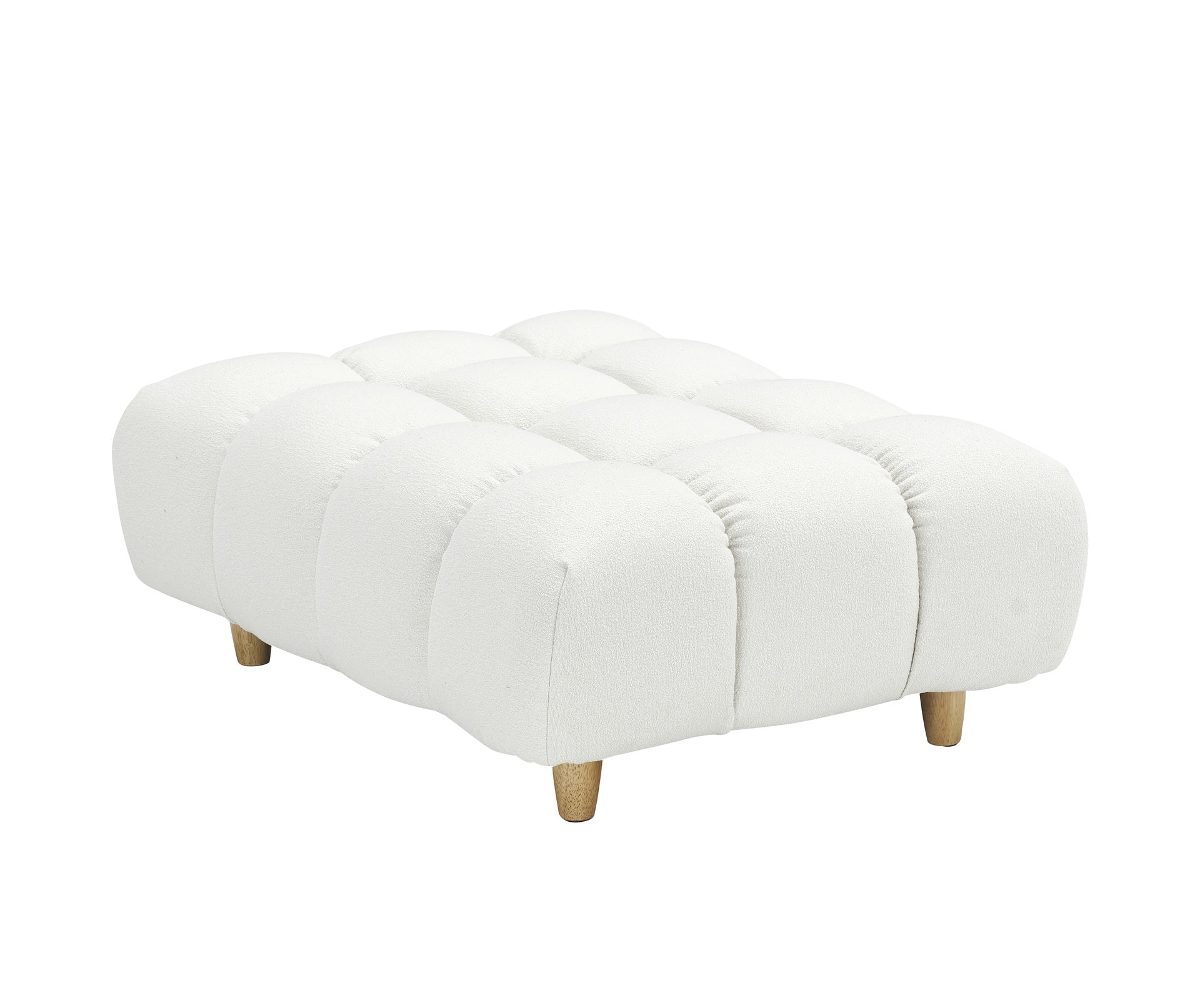 30 inches long, Teddy Sofa Fabric, with spacious and comfortable seat, for Apartment Office Living Room -Beige