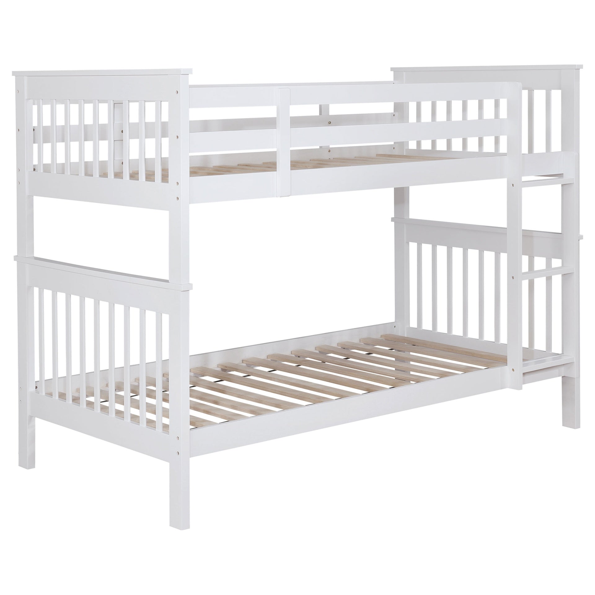 Madison White Twin Over Twin Bunk Bed