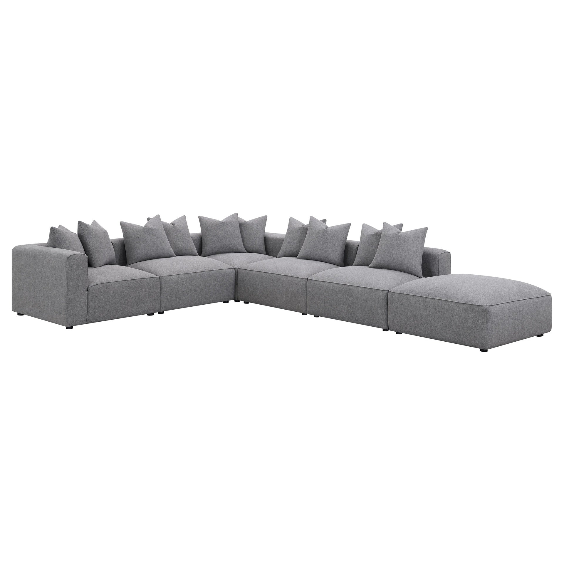 Amherst Grey 6-piece Modular Sectional