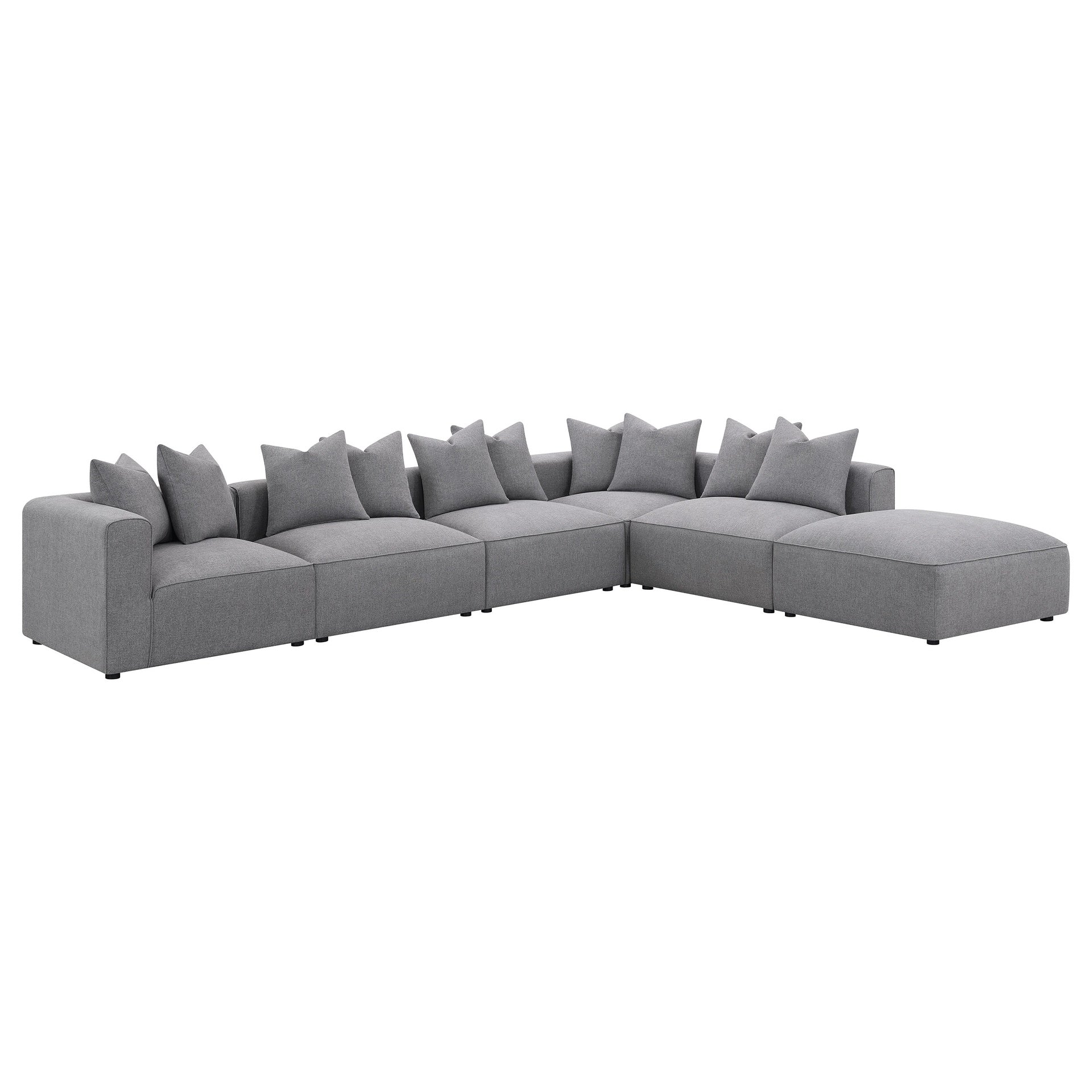 Amherst Grey 6-piece Modular Sectional