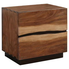 Tolt River Smokey Walnut 4-piece Storage Bedroom Set