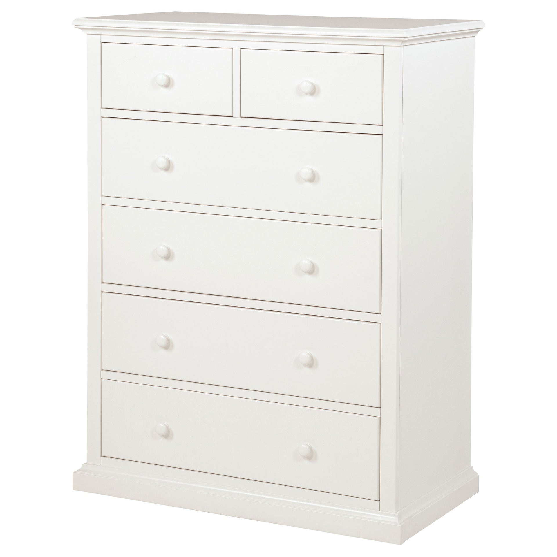 Anzio White 6-drawer Bedroom Chest of Drawers