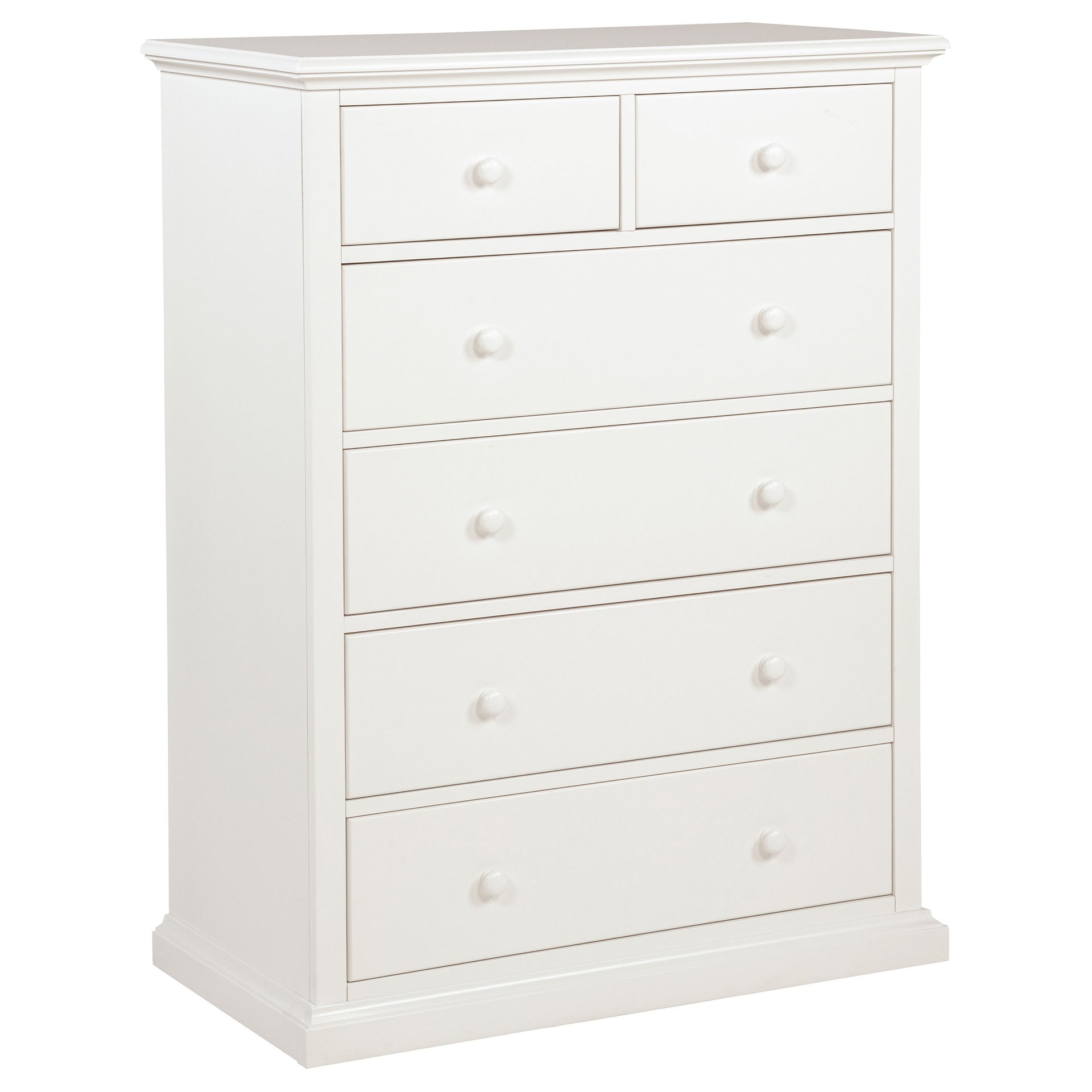 Anzio White 6-drawer Bedroom Chest of Drawers