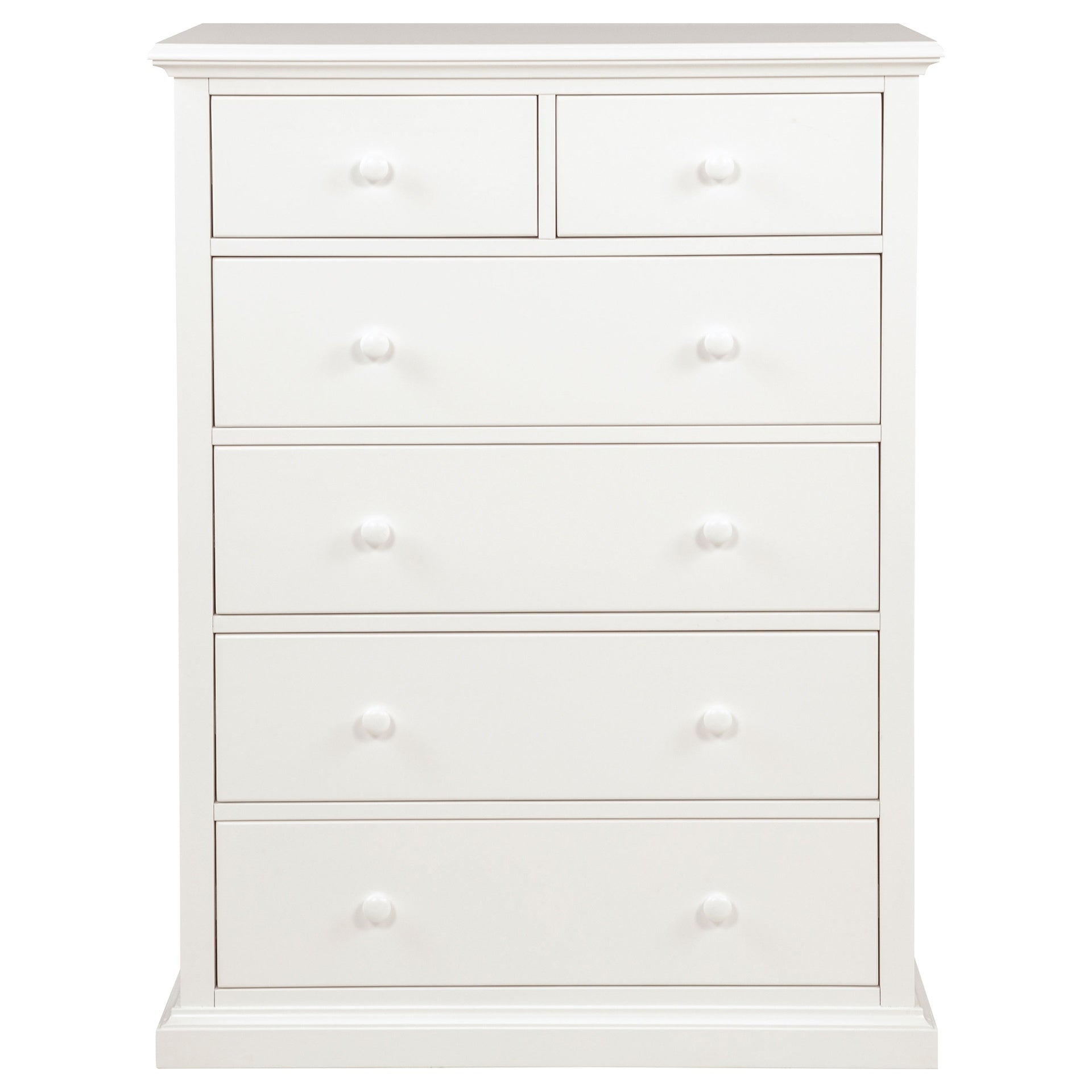 Anzio White 6-drawer Bedroom Chest of Drawers