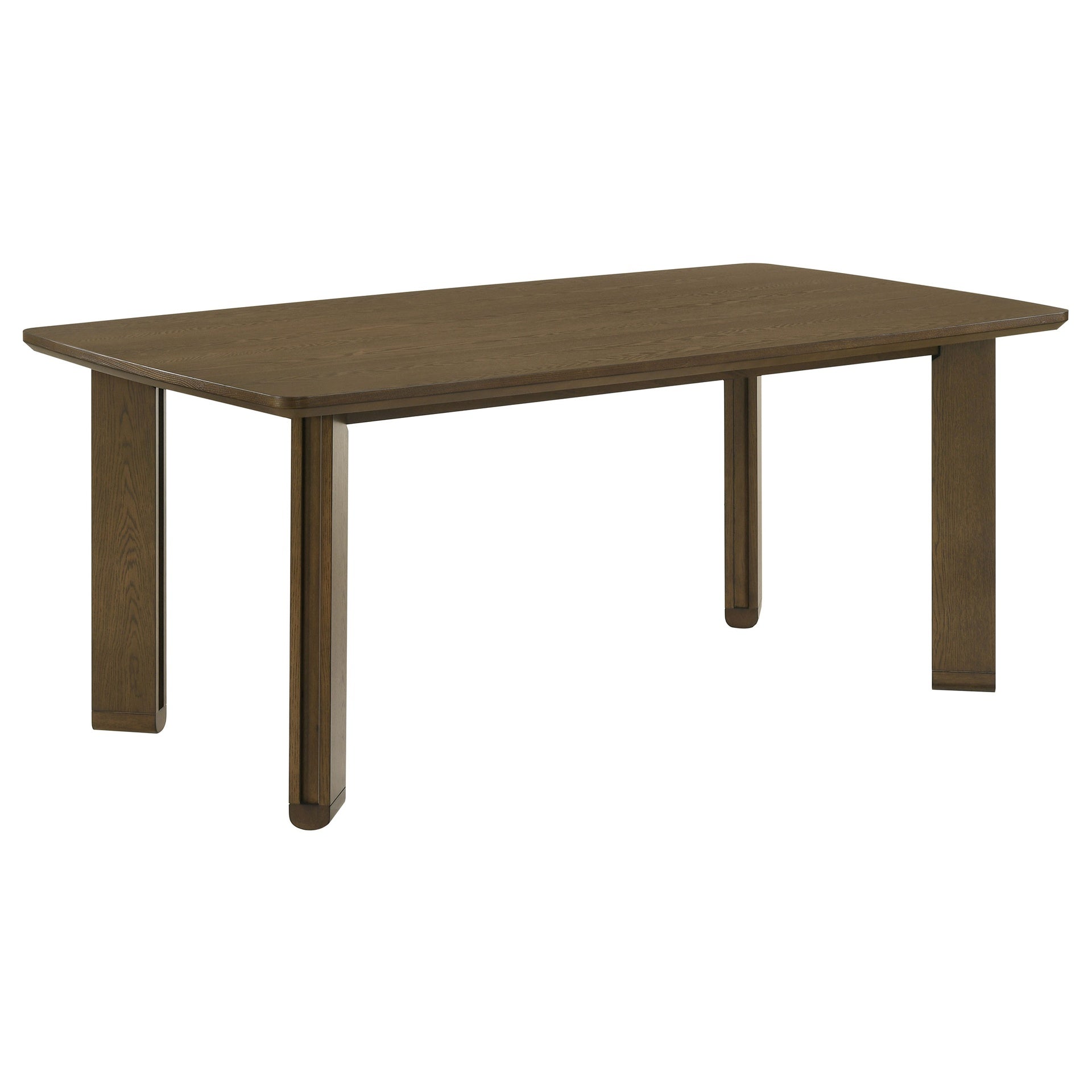 Crispin Brown Rectangular Wood Dining Table