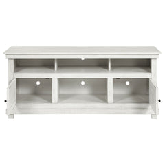 Castleton Distressed White 60-inch TV Stand Media Console
