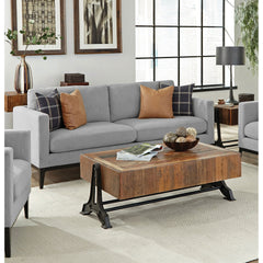 Montauk Light Grey Cushion Back Sofa with Pillows