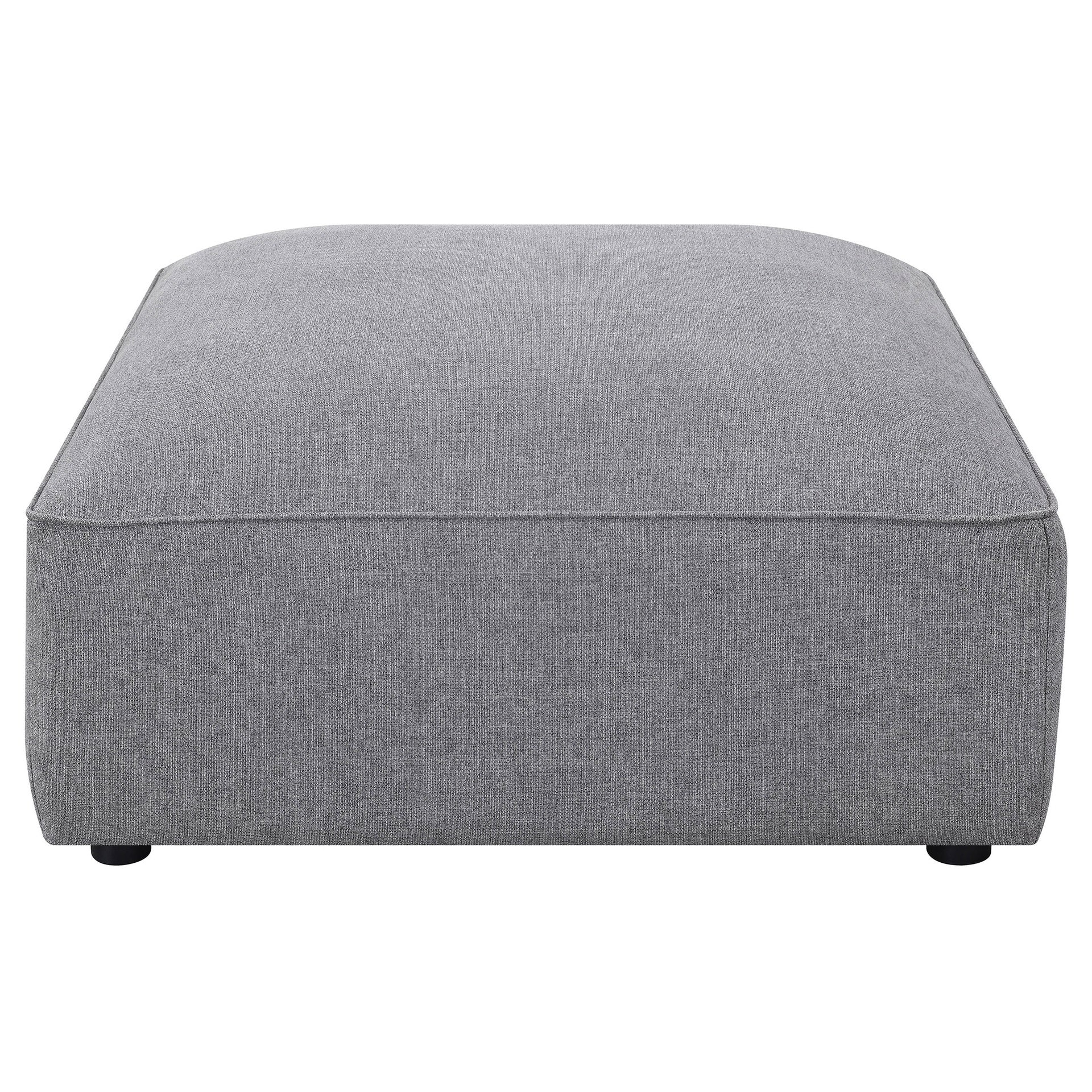 Jennifer Grey Square Upholstered Ottoman