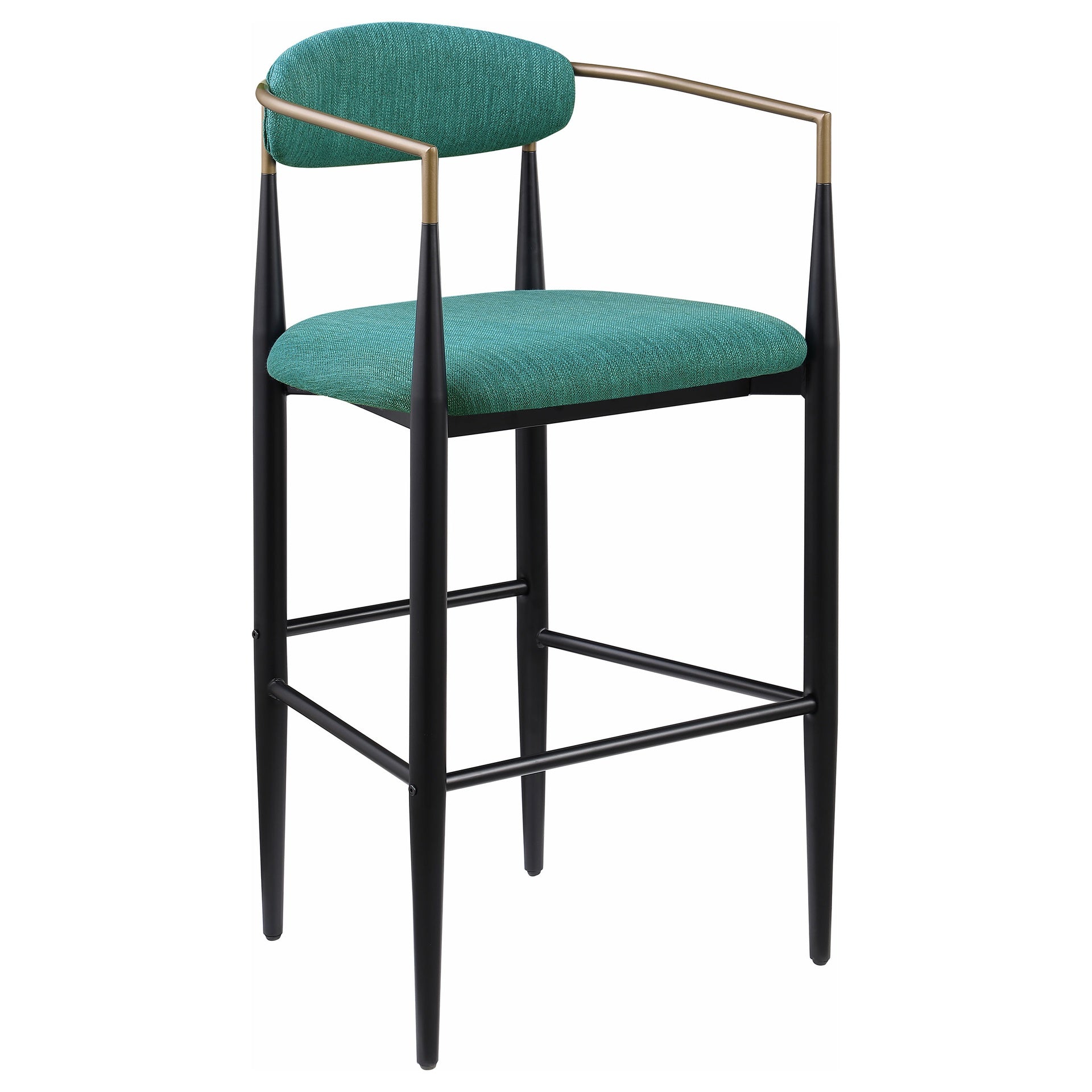 Renfroe Green Fabric Upholstered Bar Chair (Set of 2)