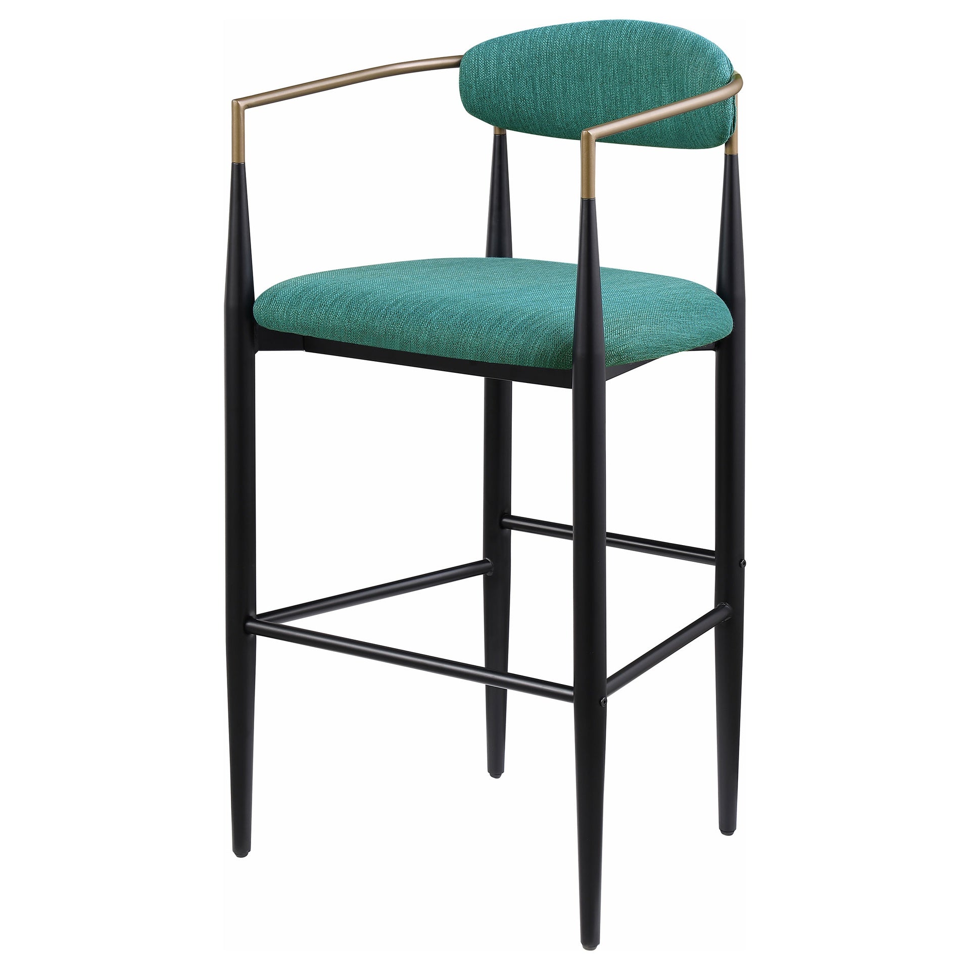 Renfroe Green Fabric Upholstered Bar Chair (Set of 2)