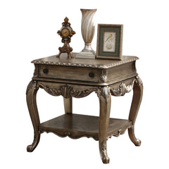 Vintage Oak Rectangular End Table