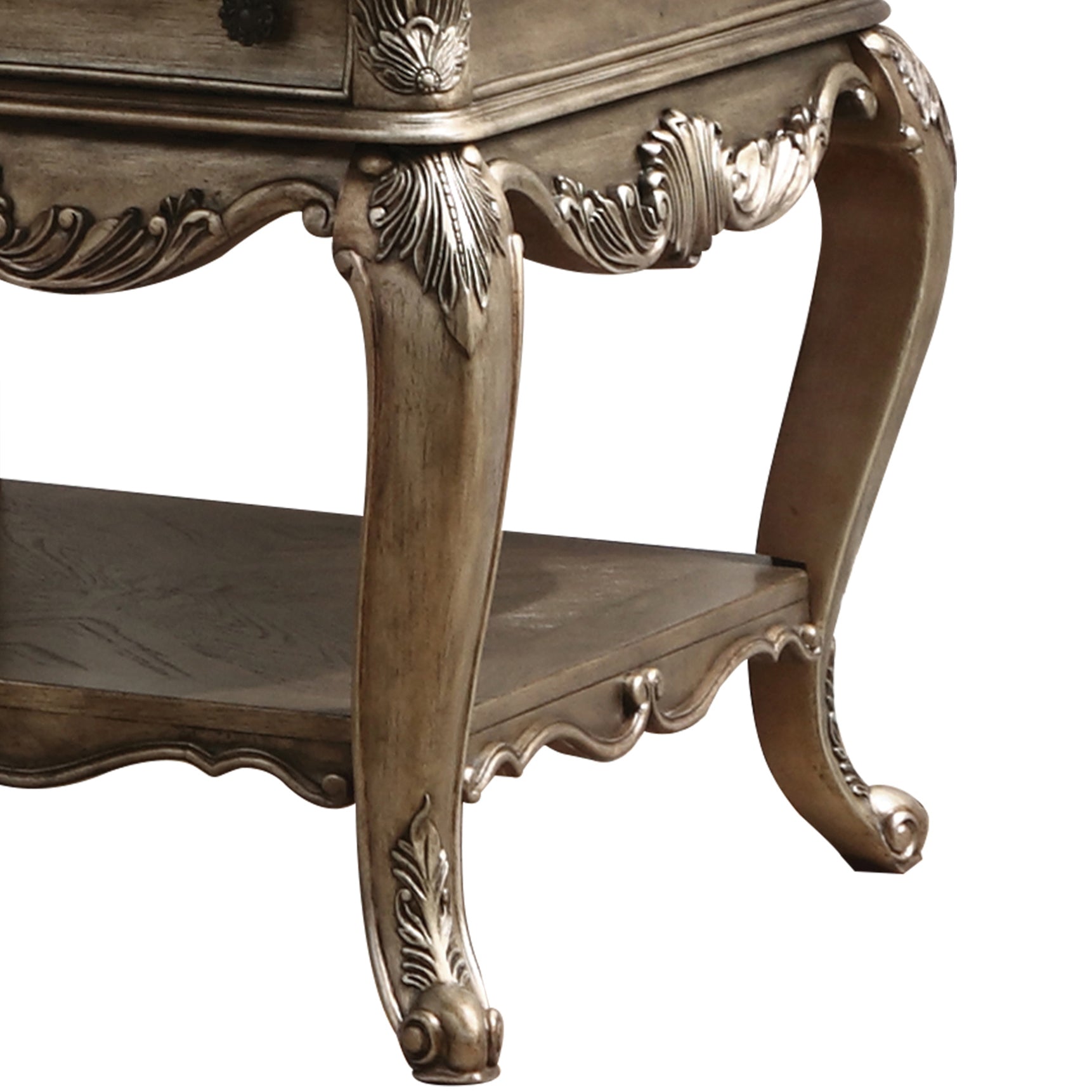 Vintage Oak Rectangular End Table