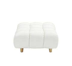 30 inches long, Teddy Sofa Fabric, with spacious and comfortable seat, for Apartment Office Living Room -Beige