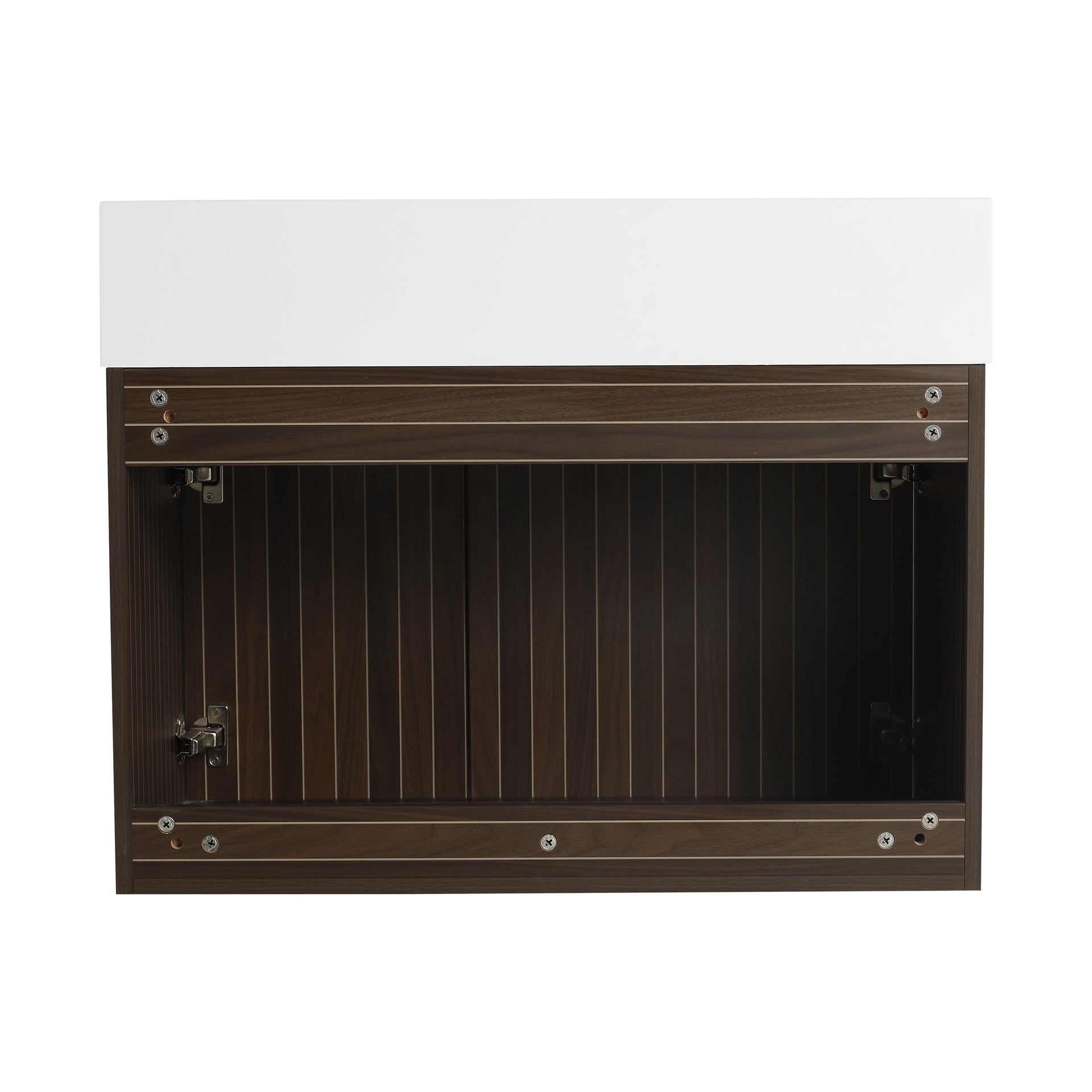 30 Inch Bathroom Cabinet With Sink,Soft Close Doors,Float Mounting Design, For Small Bathroom
