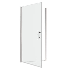 1 3/8" adjustment,universal pivot shower door, open outside, with 1/4" tempered glass finish 3472