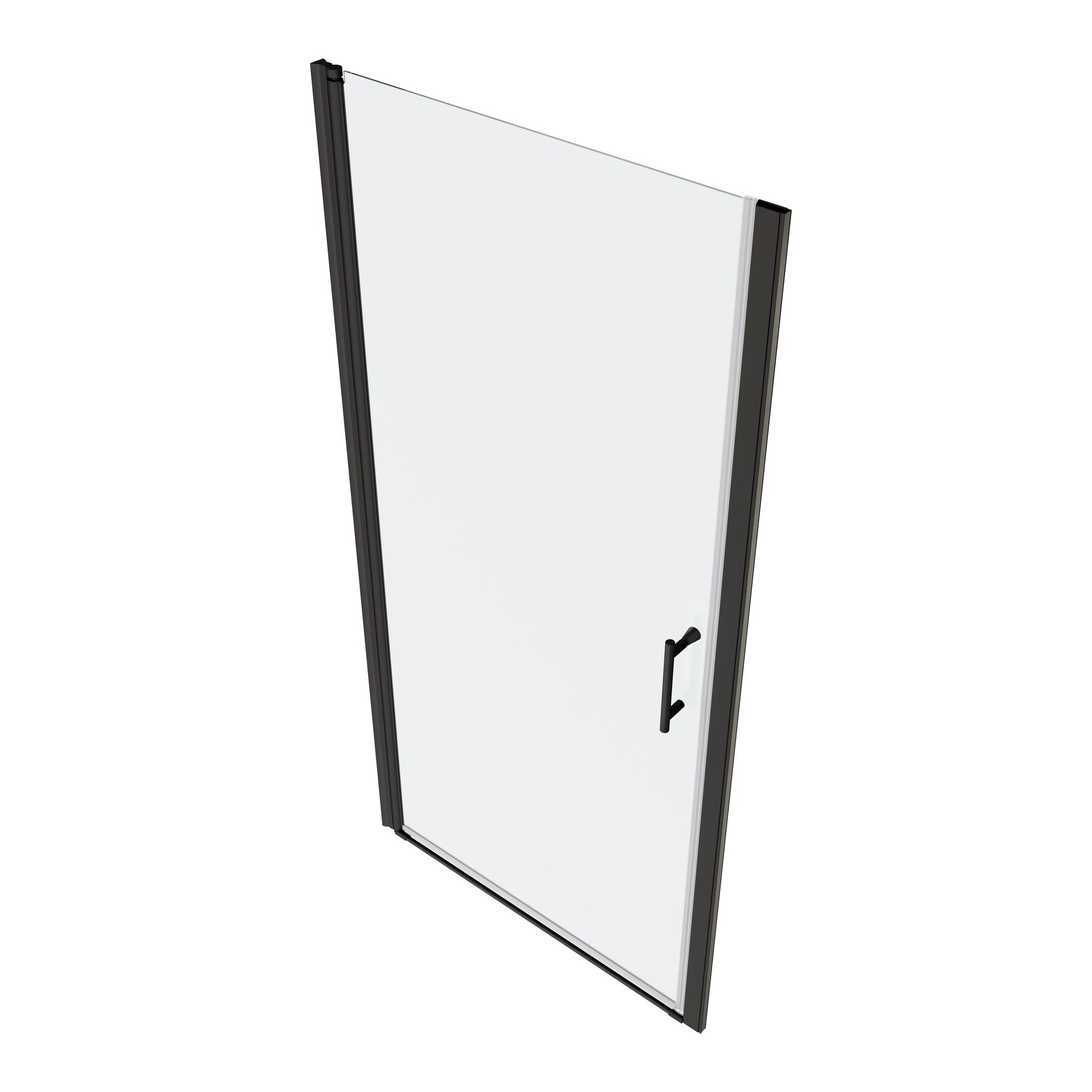 1 3/8" adjustment,universal pivot shower door, open outside, with 1/4" tempered glass finish 3272