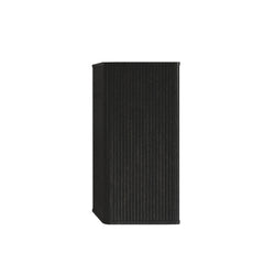 CC0414S308  Striped Brushed Black Oak FloatingBathroom Floating Side Cabinet, Wall-mounted Storage Cabinet for Small Spaces, Pre-assembled
