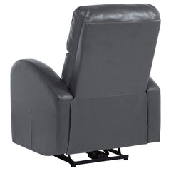 Meglia Grey Upholstered Power Recliner Chair